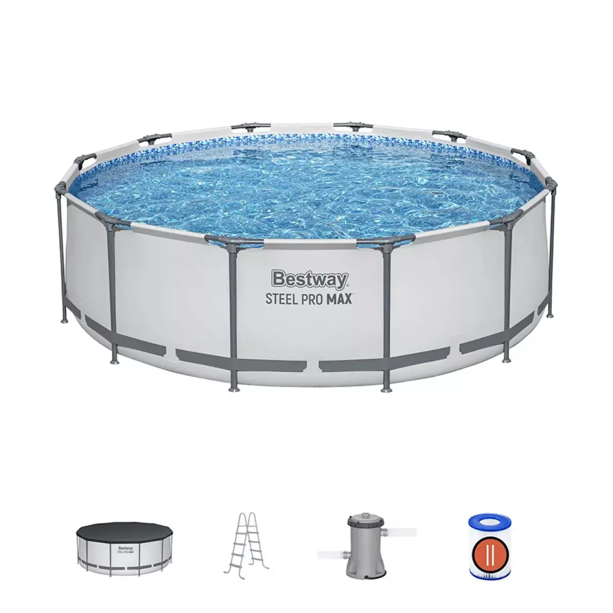 Бассейн каркасный 366x122 см с аксессуарами BESTWAY 56420 Бассейн каркасный 366x122 см с аксессуарами BESTWAY 56420