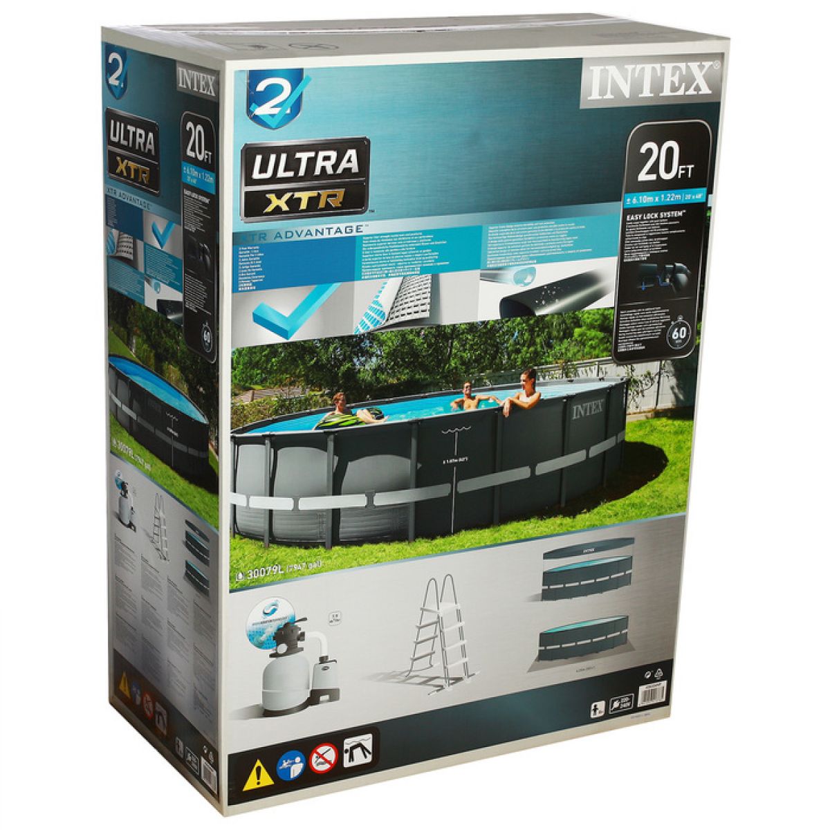 Каркасный бассейн 610х122 см с аксессуарами INTEX 26334NP Каркасный бассейн 610х122 см с аксессуарами INTEX 26334NP