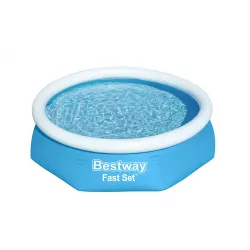 Бассейн надувной 244x61 см, круглый, с фильтр-насосом, BESTWAY 57450