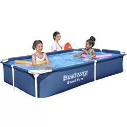 Бассейн каркасный 239x150x58 см прямоугольный без фильтра Bestway 56402