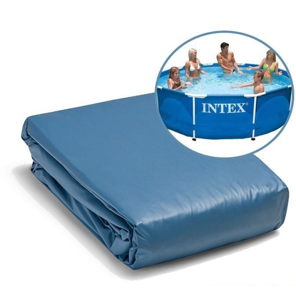Чаша сменная 457×122 см для каркасного бассейна Intex Metal Frame, ПВХ, голубая, 4041PLOLD Чаша сменная 457×122 см для каркасного бассейна Intex Metal Frame, ПВХ, голубая, 4041PLOLD