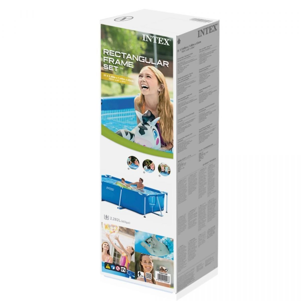 Бассейн каркасный 300x200x75 см прямоугольный без фильтра-насоса INTEX 28272NP Бассейн каркасный 300x200x75 см прямоугольный без фильтра-насоса INTEX 28272NP