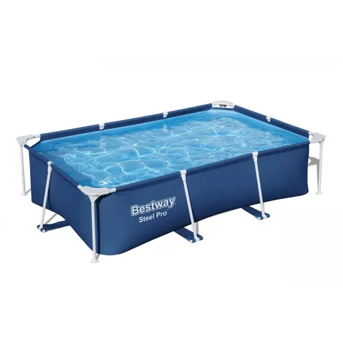 Бассейн каркасный 259x170x61 см без фильтра, прямоугольный, BESTWAY 56403