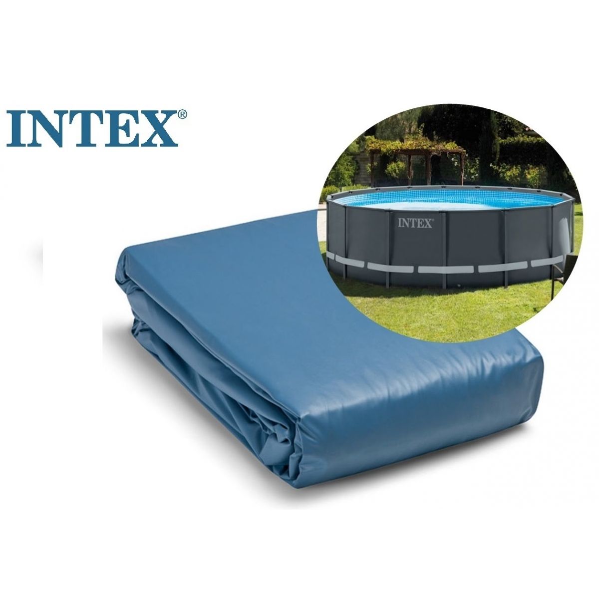 Лайнер 4,88х1,22 м для каркасного бассейна Ultra Frame, армированный ПВХ, INTEX, 12434A Лайнер 4,88х1,22 м для каркасного бассейна Ultra Frame, армированный ПВХ, INTEX, 12434A