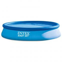 Бассейн надувной круглый 396x84 см без фильтра-насоса INTEX 28143